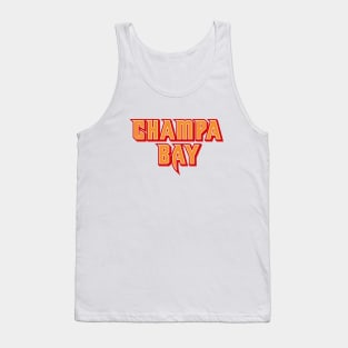 Champa Bay - White/Orange Tank Top